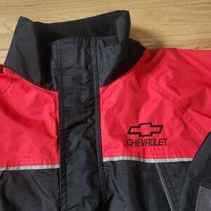 Vintage Chevrolet Racing / Motor Jacket — Choko • Made in Canada • L / XL Fit